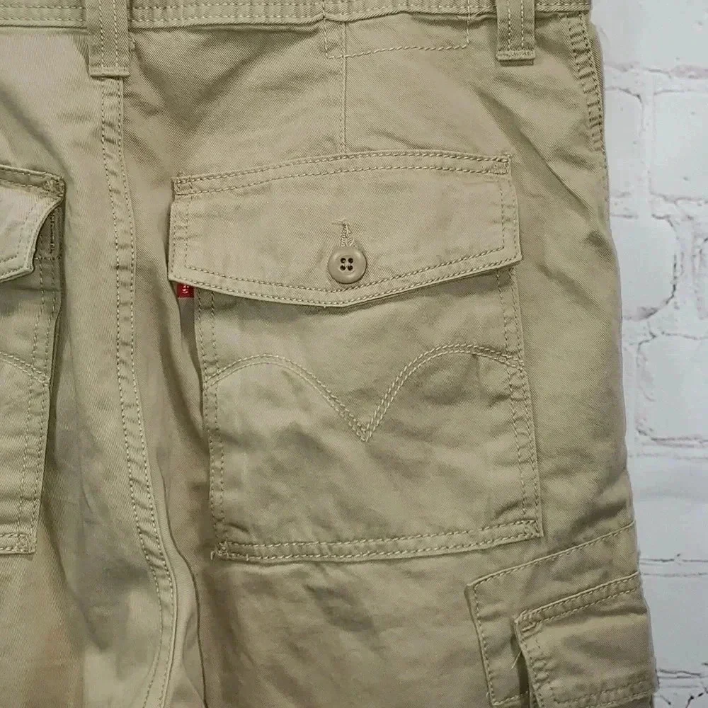 Levi's Workwear Cargo Pockets 100% Cotton Outdoor Flat Front Men's Size 34